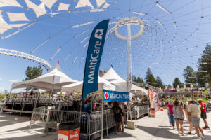 Medical tent under Spokane pavilion