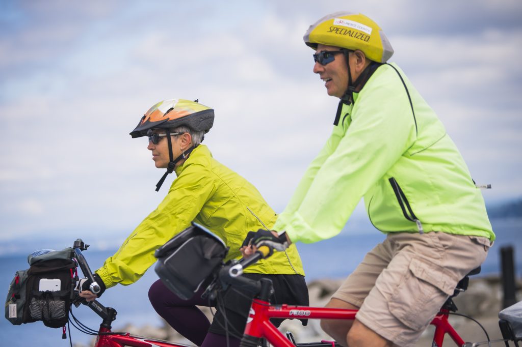 Couple Biking 